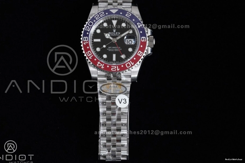 Edition ARF 904L Jubilee Bezel Pepsi GMT New ) Best SH3285 SS Bracelet 862 Master 1:1 Timeless BLRO 126710 (UV V On II 0128